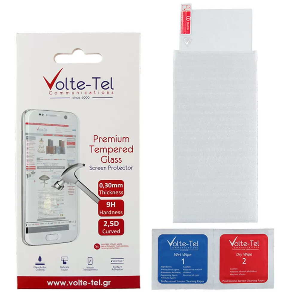 matshop.gr - VOLTE-TEL TEMPERED GLASS GOOGLE PIXEL 5 6.0" 9H 0.30mm 2.5D FULL GLUE