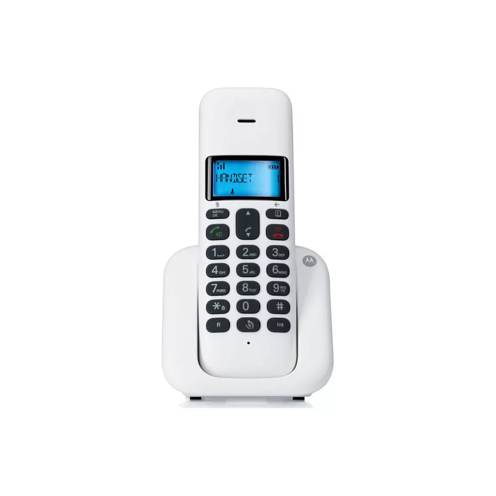 matshop.gr - ΑΣΥΡΜΑΤΟ ΤΗΛΕΦΩΝΟ MOTOROLA T301 ME ΑΝΟΙΧΤΗ ΑΚΡΟΑΣΗ WHITE GR