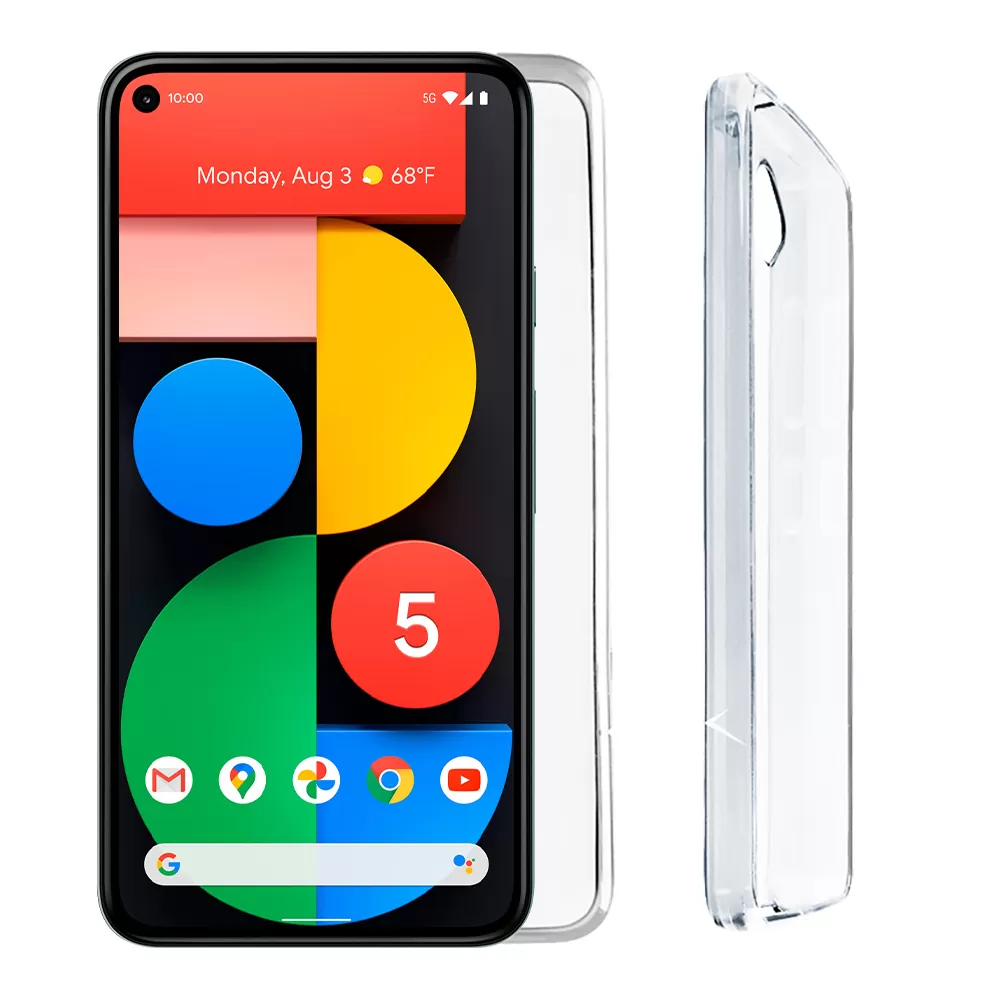 matshop.gr - VOLTE-TEL ΘΗΚΗ GOOGLE PIXEL 5 6.0" SLIMCOLOR AIR TPU CAMERA GUARD ΔΙΑΦΑΝΗ