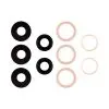 matshop.gr - SAMSUNG A52 4G A525 CAMERA LENS (5 ΤΕΜ) + 3M STICKER BLACK 3P OR