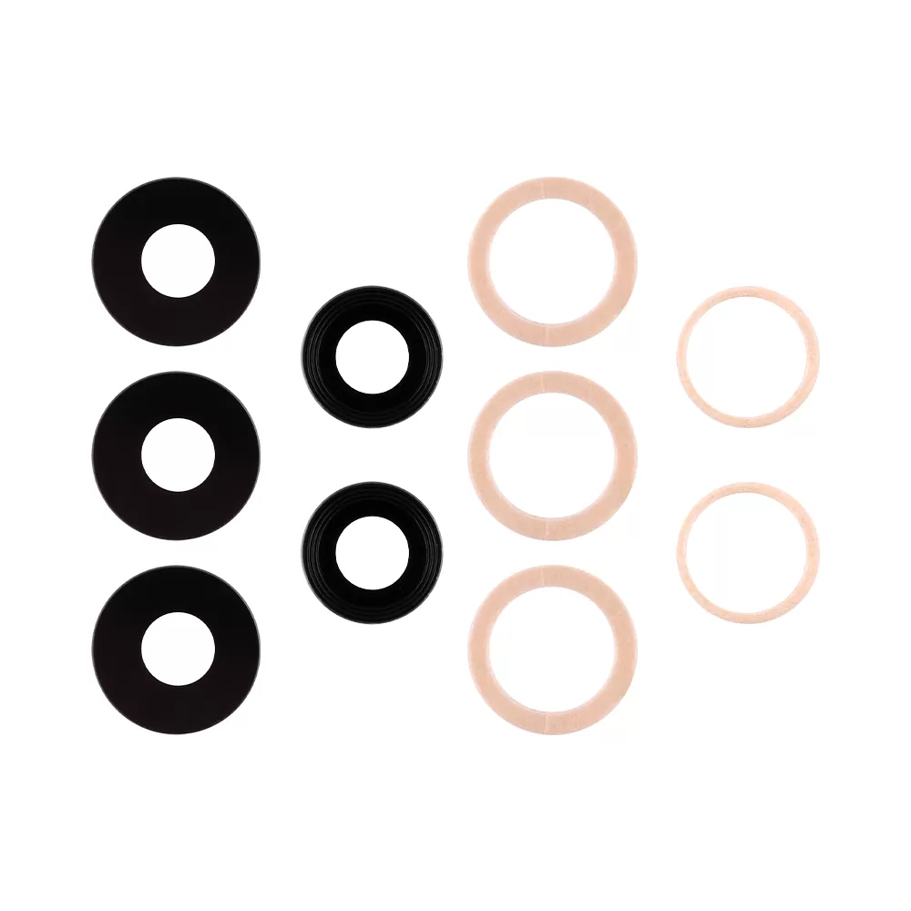 matshop.gr - SAMSUNG A52 4G A525 CAMERA LENS (5 ΤΕΜ) + 3M STICKER BLACK 3P OR