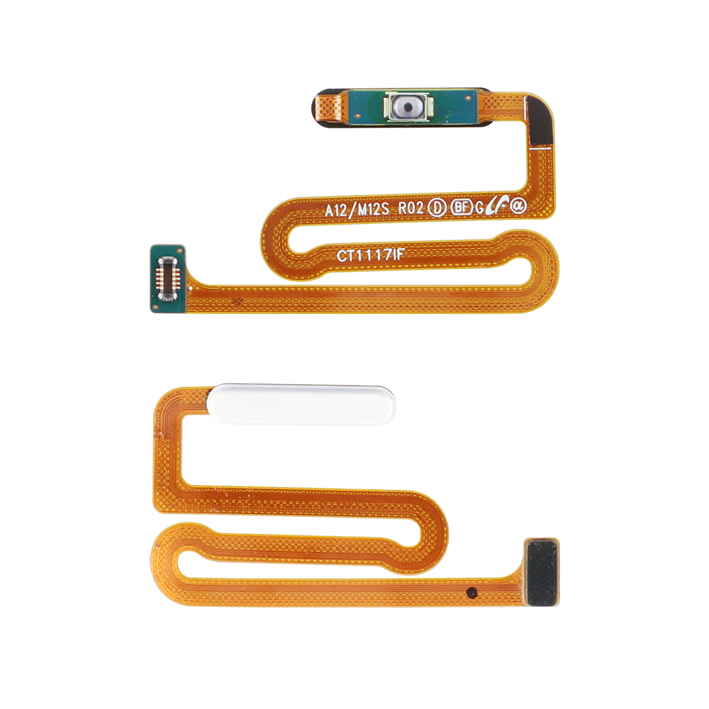 matshop.gr - SAMSUNG A12 A125 ΚΑΛΩΔΙΟ FLEX FINGERPRINT SENSOR - ON/OFF WHITE 3P OR