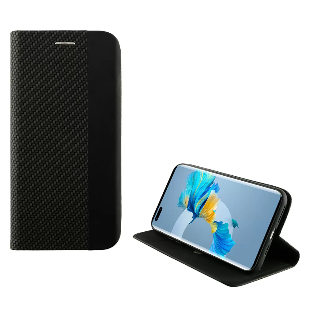matshop.gr - IDOL 1991 ΘΗΚΗ HUAWEI MATE 40 PRO 6.76" ELITE ANTI-RFID BOOK STAND BLACK