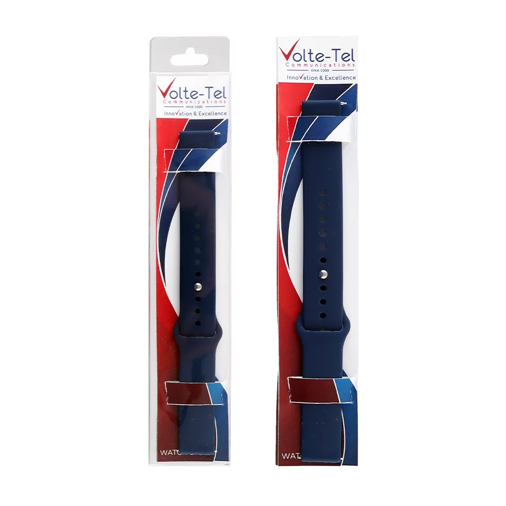 matshop.gr - VOLTE-TEL ΛΟΥΡΑΚΙ ΡΟΛΟΓΙΟΥ ΣΙΛΙΚΟΝΗΣ UNIVERSAL 18mm BLUE