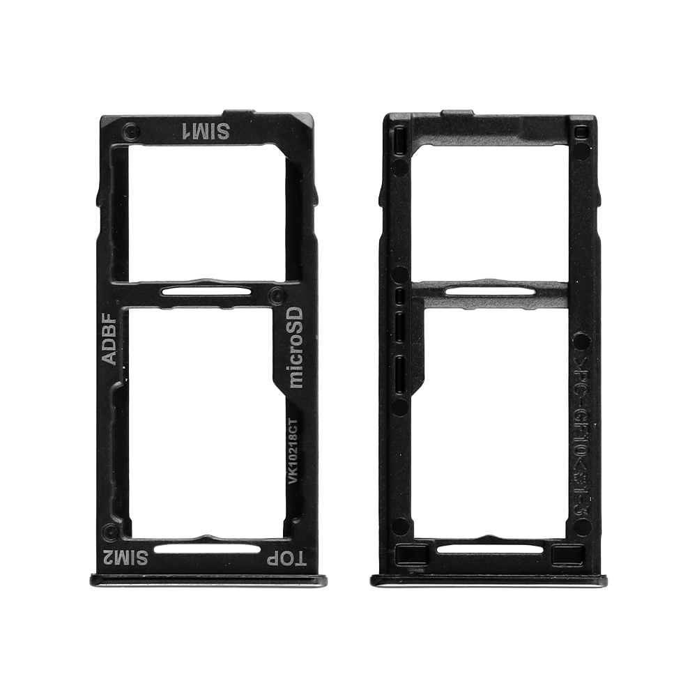 matshop.gr - SAMSUNG A42 5G A426 SIM CARD + MEMORY HOLDER BLACK GH64-08247A ORIGINAL SERVICE PACK