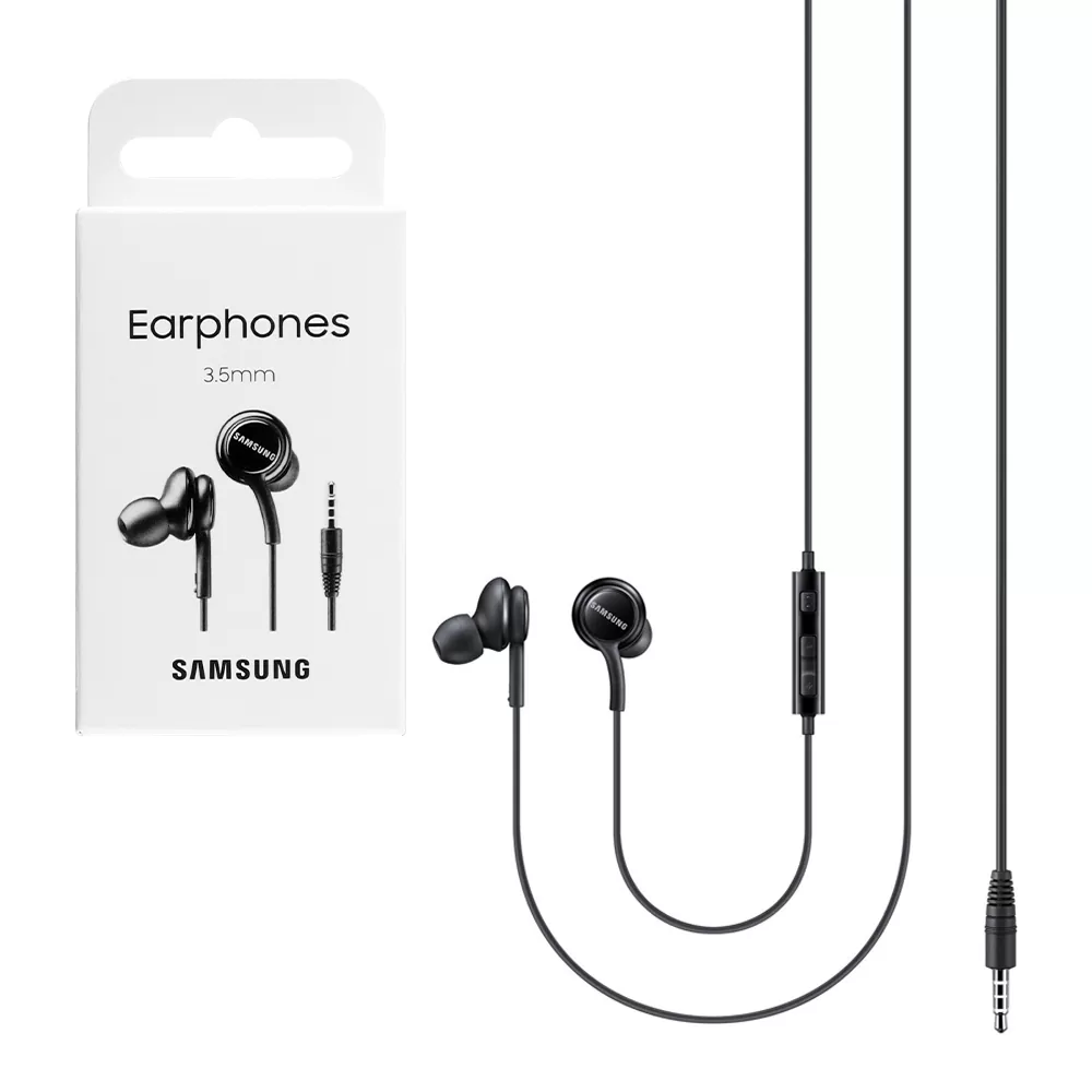 matshop.gr - HANDS FREE STEREO SAMSUNG EO-IA500BBEG 3.5mm BLACK PACKING OR