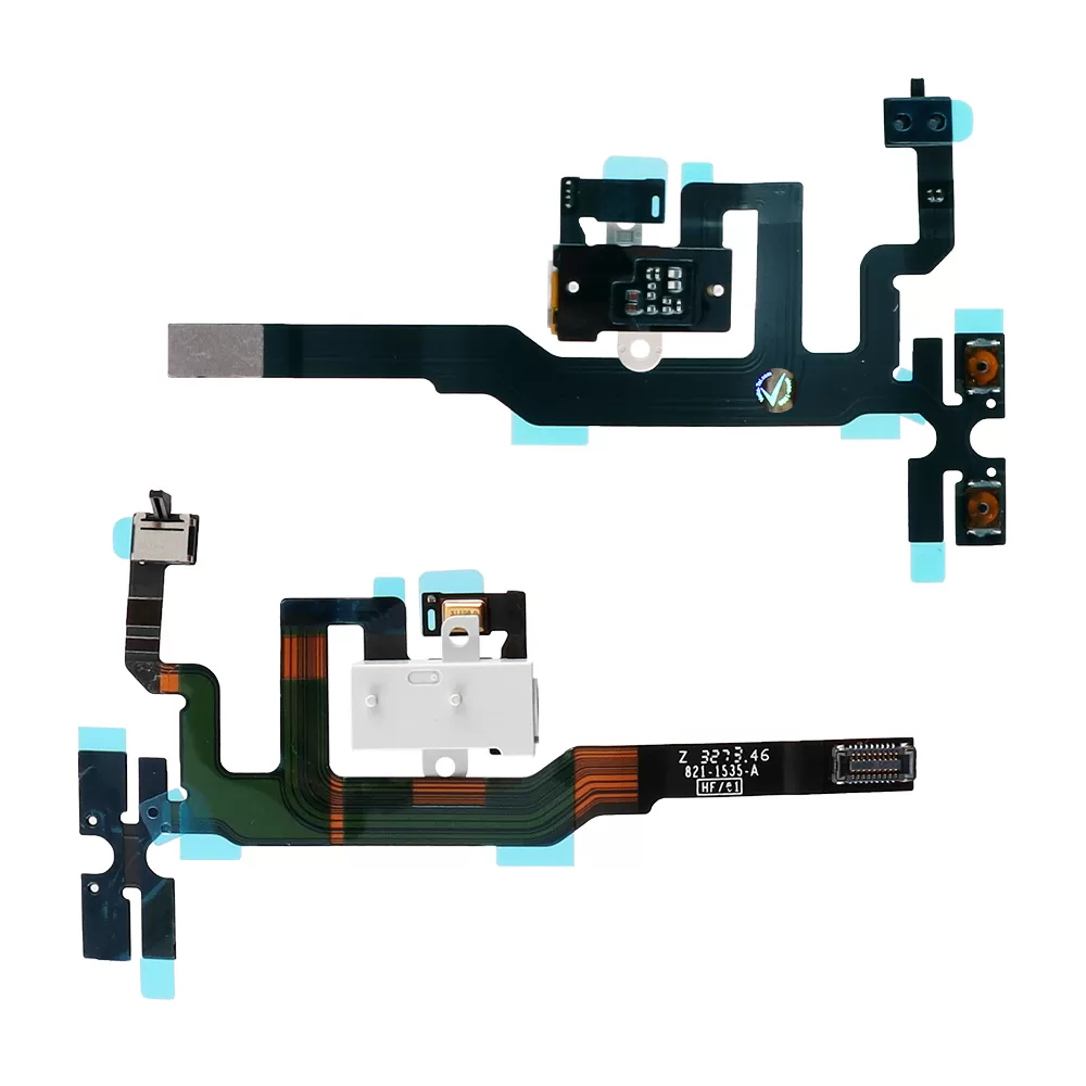 matshop.gr - IPHONE 4S ΚΑΛΩΔΙΟ FLEX HANDS FREE + SIDE KEYS WHITE 3P OR