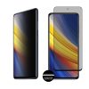matshop.gr - IDOL 1991 TEMPERED GLASS XIAOMI POCO X3/POCO X3 PRO 6.67" 9H 0.30mm PRIVACY ANTISPY SEMI CURVED FULL GLUE BLACK