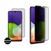 matshop.gr - IDOL 1991 TEMPERED GLASS SAMSUNG A22 4G A225 6.4" 9H 0.30mm PREMIUM PRIVACY ANTISPY SEMI CURVED FULL GLUE BLACK