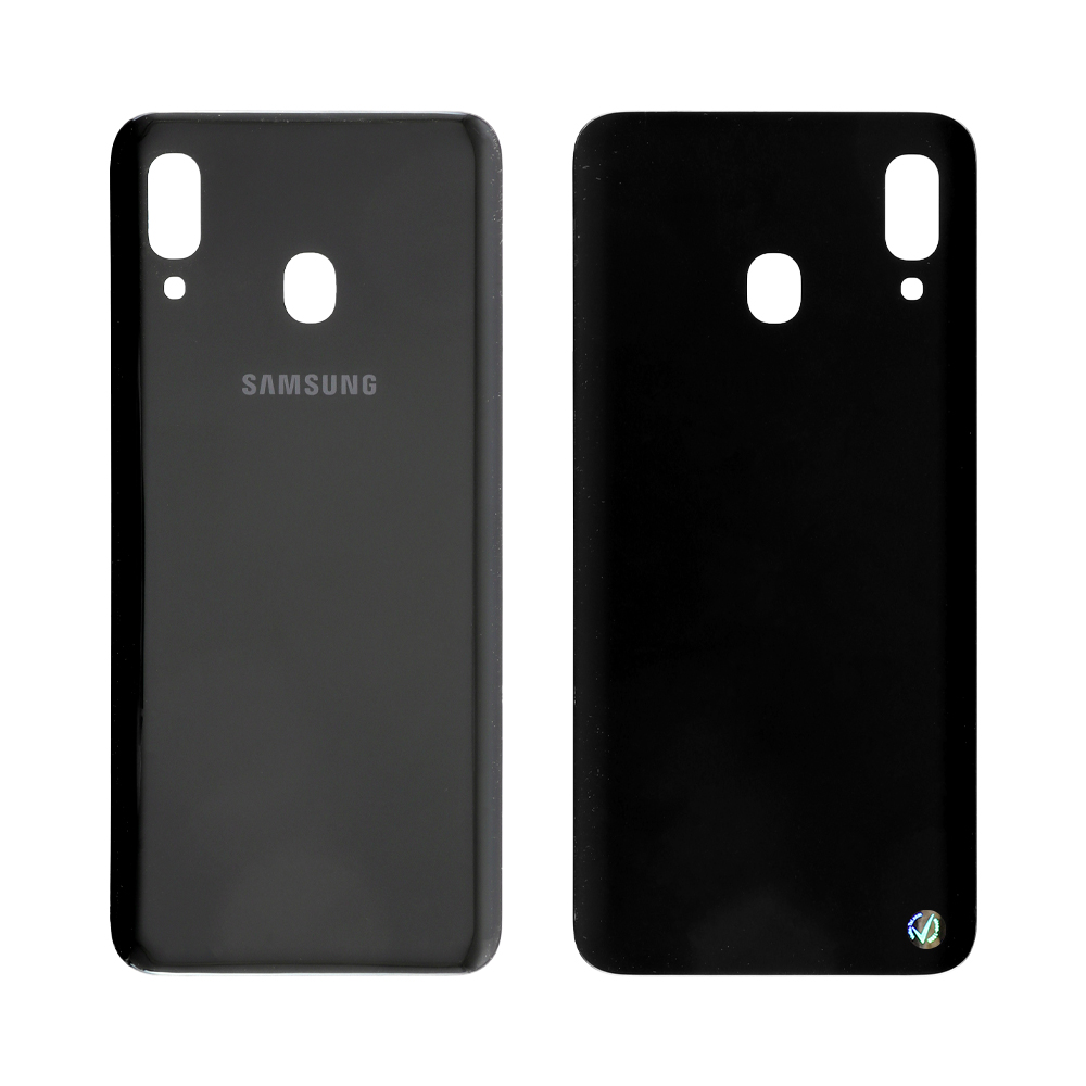 matshop.gr - SAMSUNG A205 A20 BATTERY COVER BLACK 3P OR