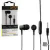 matshop.gr - NSP HANDS FREE STEREO UNIVERSAL 3.5mm 1.2m RIPPLY HN25 ON/OFF BLACK