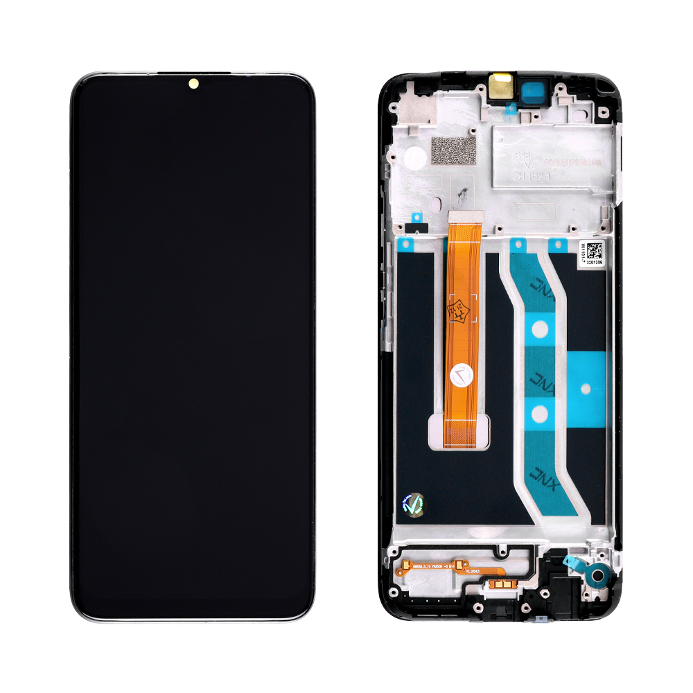 matshop.gr - REALME C11 ΟΘΟΝΗ + TOUCH SCREEN + LENS + FRAME BLACK 3P OR
