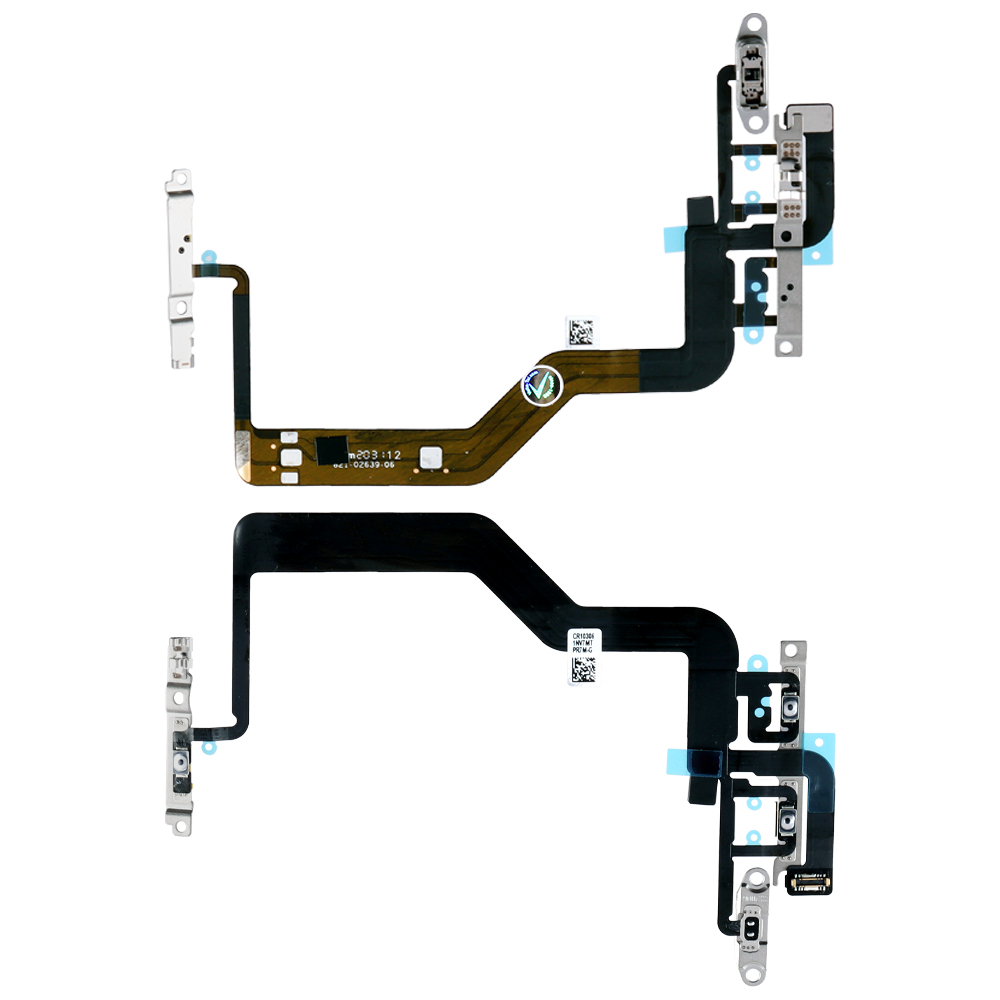 matshop.gr - IPHONE 12 PRO ΚΑΛΩΔΙΟ FLEX VOLUME-ON/OFF 3P OR