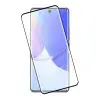 matshop.gr - IDOL 1991 TEMPERED GLASS HUAWEI NOVA 9 6.57" 9H 0.30mm 3D EDGE GLUE SEMI CURVED FINGER UNLOCK BLACK FULL COVER