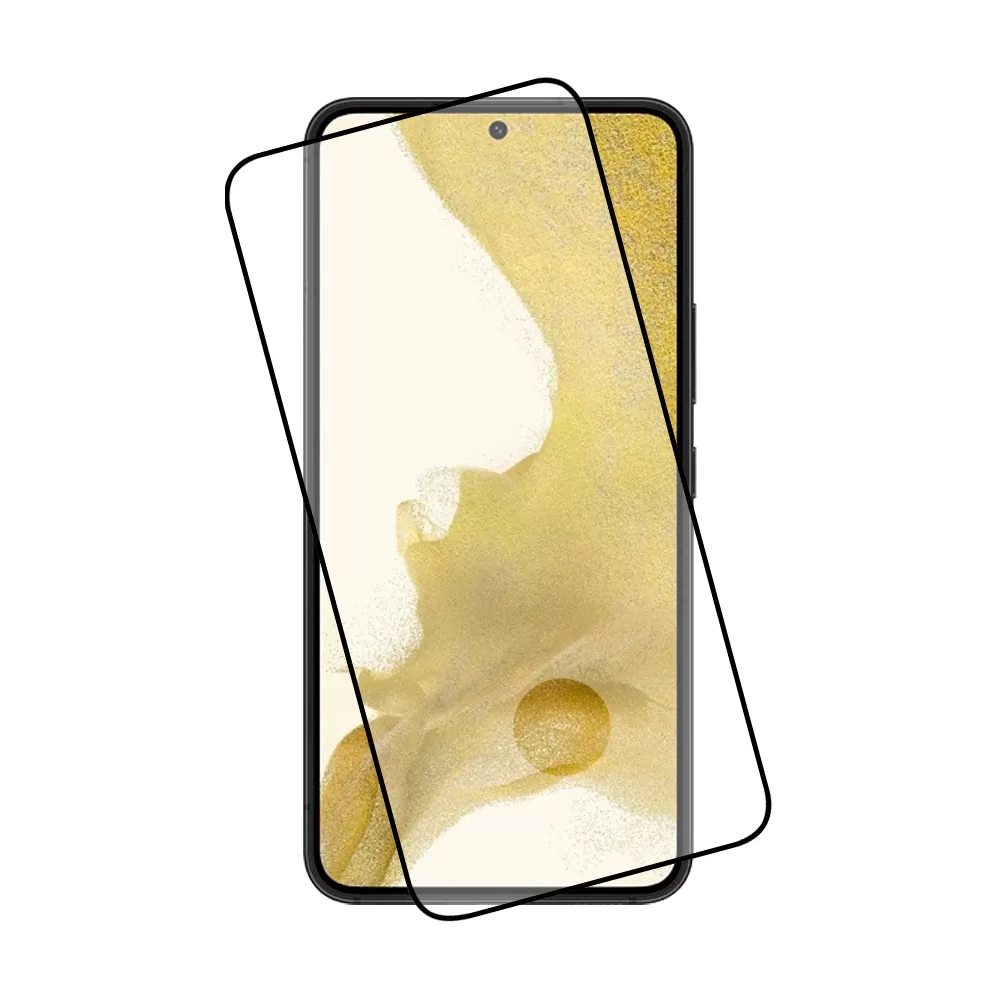 matshop.gr - IDOL 1991 TEMPERED GLASS SAMSUNG S22 PLUS 5G 6.6" 9H 0.25mm 3D EDGE GLUE SEMI CURVED FINGER UNLOCK BLACK