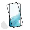 matshop.gr - IDOL 1991 TEMPERED GLASS SAMSUNG S22 5G 6.1" 9H 0.25mm 3D FULL GLUE SEMI CURVED FINGER UNLOCK BLACK + SQUEEZY CARD