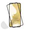 matshop.gr - IDOL 1991 TEMPERED GLASS SAMSUNG S22 PLUS 5G 6.6" 9H 0.25mm 3D FULL GLUE SEMI CURVED FINGER UNLOCK BLACK + SQUEEZY CARD