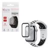 matshop.gr - VOLTE-TEL TEMPERED GLASS APPLE WATCH 45mm 1.78" 9H 0.30mm PC EDGE COVER WITH KEY 3D FULL GLUE FULL COVER WHITE