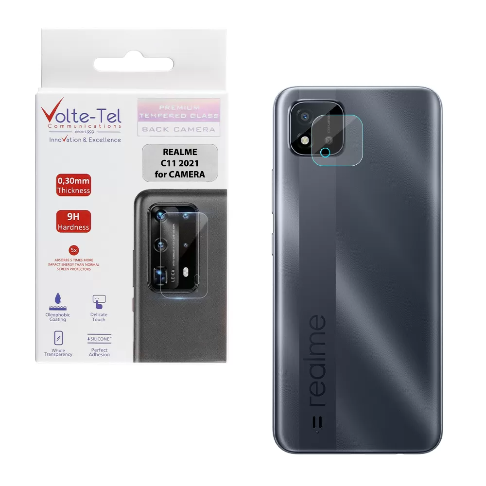 matshop.gr - VOLTE-TEL TEMPERED GLASS REALME C11 2021 6.52" 9H 0.30mm FOR CAMERA