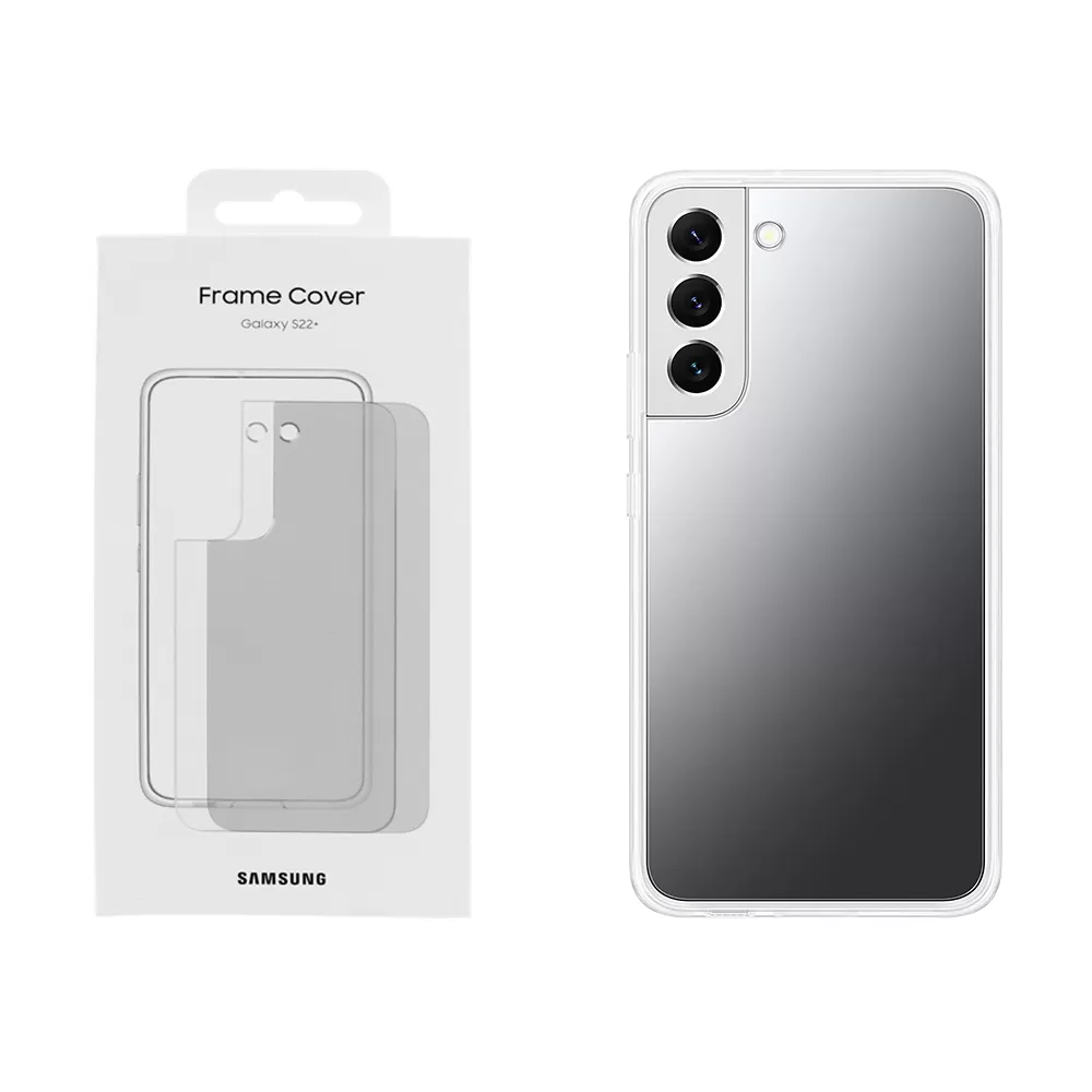 matshop.gr - ΘΗΚΗ SAMSUNG S22 PLUS 5G S906 FRAME COVER EF-MS906CTEGWW TRANSPARENT PACKING OR