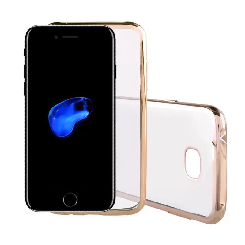 matshop.gr - VOLTE-TEL ΘΗΚΗ IPHONE SE 2022/IPHONE SE 2020/IPHONE 8/7 4.7" FACEPLATE ELECTROPLATING GOLD