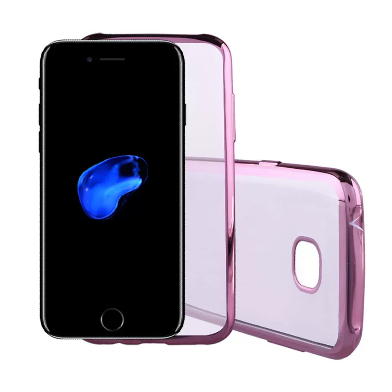 matshop.gr - VOLTE-TEL ΘΗΚΗ IPHONE SE 2022/IPHONE SE 2020/IPHONE 8/7 4.7" FACEPLATE ELECTROPLATING ROSE GOLD