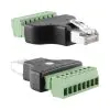 matshop.gr - VOLTE-TEL ΑΝΤΑΠΤΟΡΑΣ RJ45 8P8C (ΑΡΣΕΝΙΚΟ) ΣΕ ΑΠΟΣΠΟΜΕΝΗ ΚΛΕΜΑ ΜΕ ΒΙΔΕΣ 8 PIN ΜΑΥΡΟ