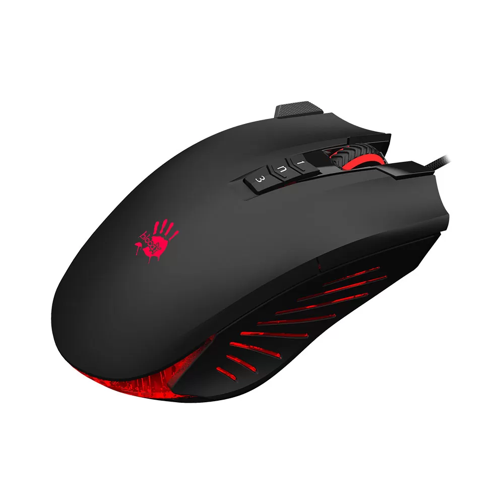 matshop.gr - BLOODY ΕΝΣΥΡΜΑΤΟ ΠΟΝΤΙΚΙ V9M ΜΕ ΕΞΤΡΑ 3 ΚΟΥΜΠΙΑ USB X'GLIDE GAMING MOUSE 4,000 CPI NON-ACTIVATED BLACK GR
