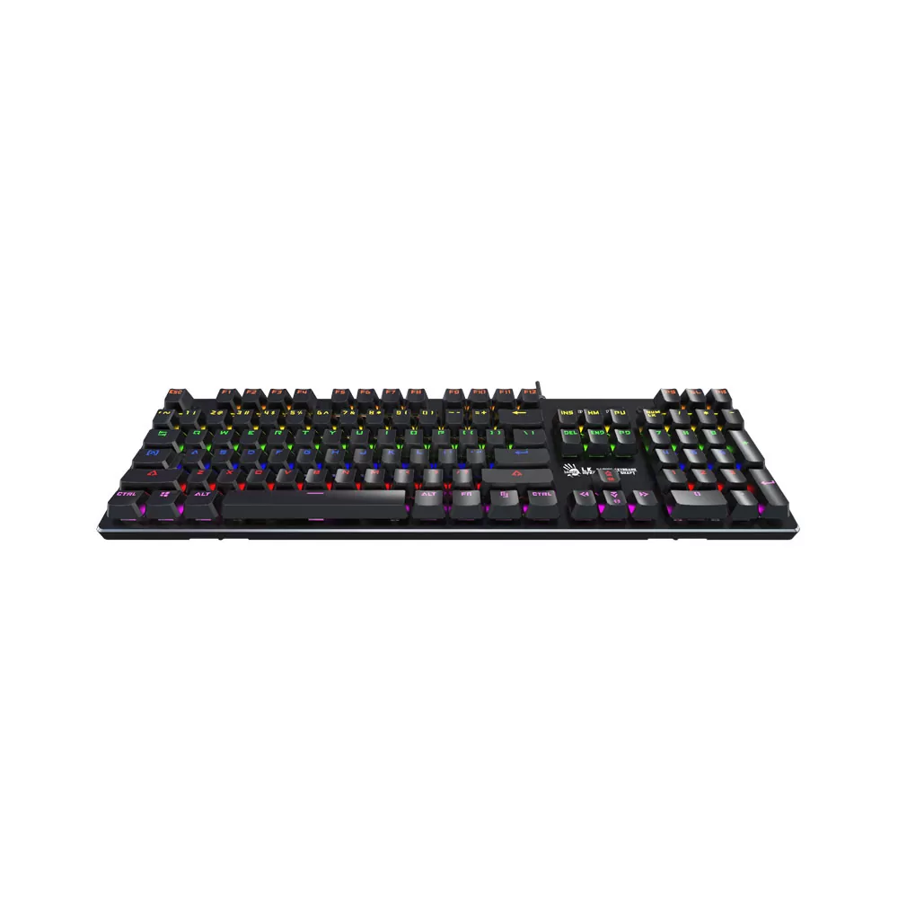 matshop.gr - BLOODY ΕΝΣΥΡΜΑΤΟ ΠΛΗΚΤΡΟΛΟΓΙΟ Η/Υ USB OPTICAL FULL LIGHT STRIKE B760 EN/GR GAMING KEYBOARD GREY GR