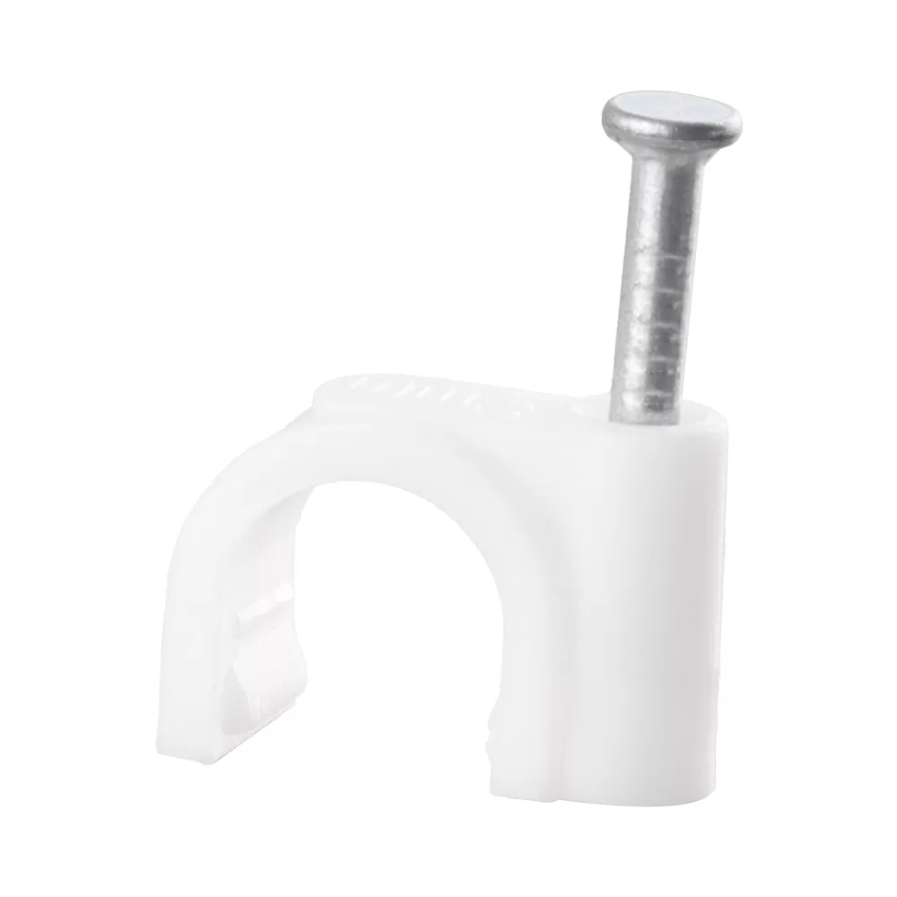 matshop.gr - HYPER-FIX ΡΟΚΑ ΓΙΑ ΔΙΑΜΕΤΡΟ ΚΑΛΩΔΙΟΥ 10mm ΥΨΟΣ 11.4mm - ΚΑΡΦΙ 2.30x23mm ΑΣΠΡΟ - ΚΟΥΤΙ 100 ΤΕΜ