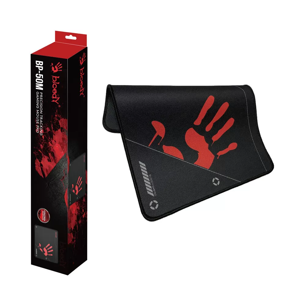 matshop.gr - BLOODY GAMING MOUSE PAD BP-50M 350X280X3mm BLACK GR