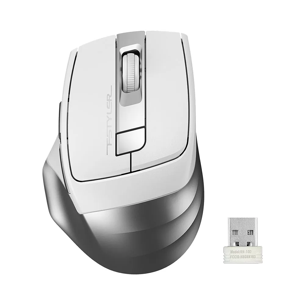 matshop.gr - A4 TECH FSTYLER ΑΣΥΡΜΑΤΟ ΠΟΝΤΙΚΙ FG12S WIRELESS 2.4G MOUSE 1200 DPI ΑΘΟΡΥΒΟ CLICK BLACK GR