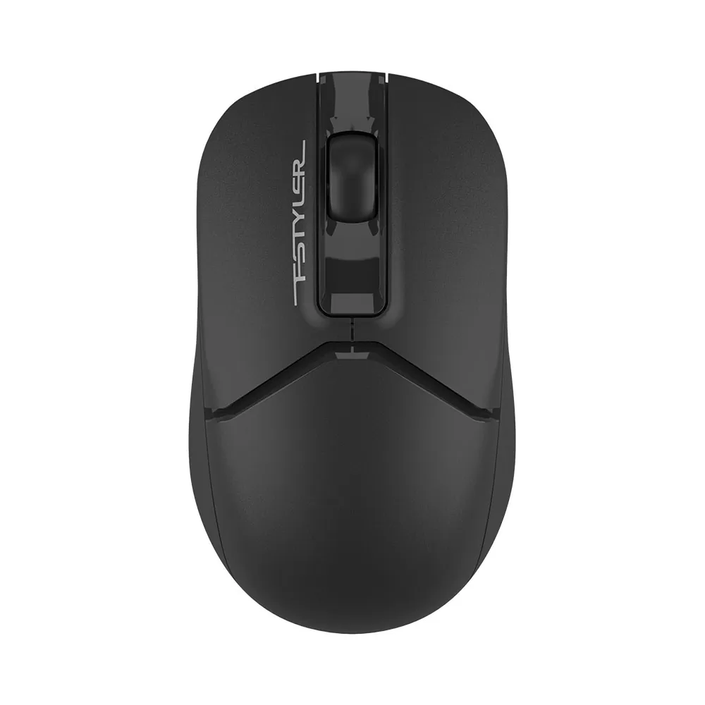 matshop.gr - A4 TECH FSTYLER ΑΣΥΡΜΑΤΟ ΠΟΝΤΙΚΙ FG12S WIRELESS 2.4G MOUSE 1200 DPI ΑΘΟΡΥΒΟ CLICK BLACK GR