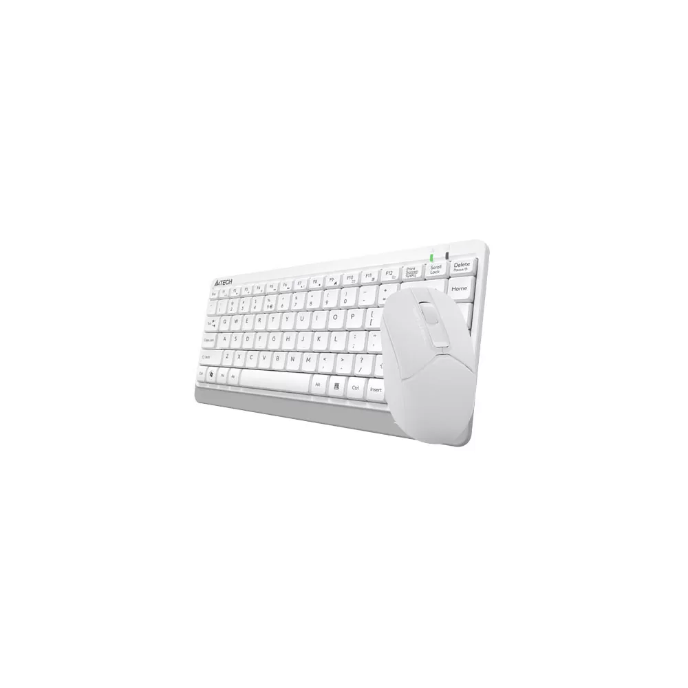 matshop.gr - A4 TECH FSTYLER COMBO FG1112S ΑΣΥΡΜΑΤΟ ΠΛΗΚΤΡΟΛΟΓΙΟ Η/Υ USB FGK-11 EN/GR + ΑΣΥΡΜΑΤΟ ΠΟΝΤΙΚΙ FG12S ΑΘΟΡΥΒΟ CLICK WHITE GR
