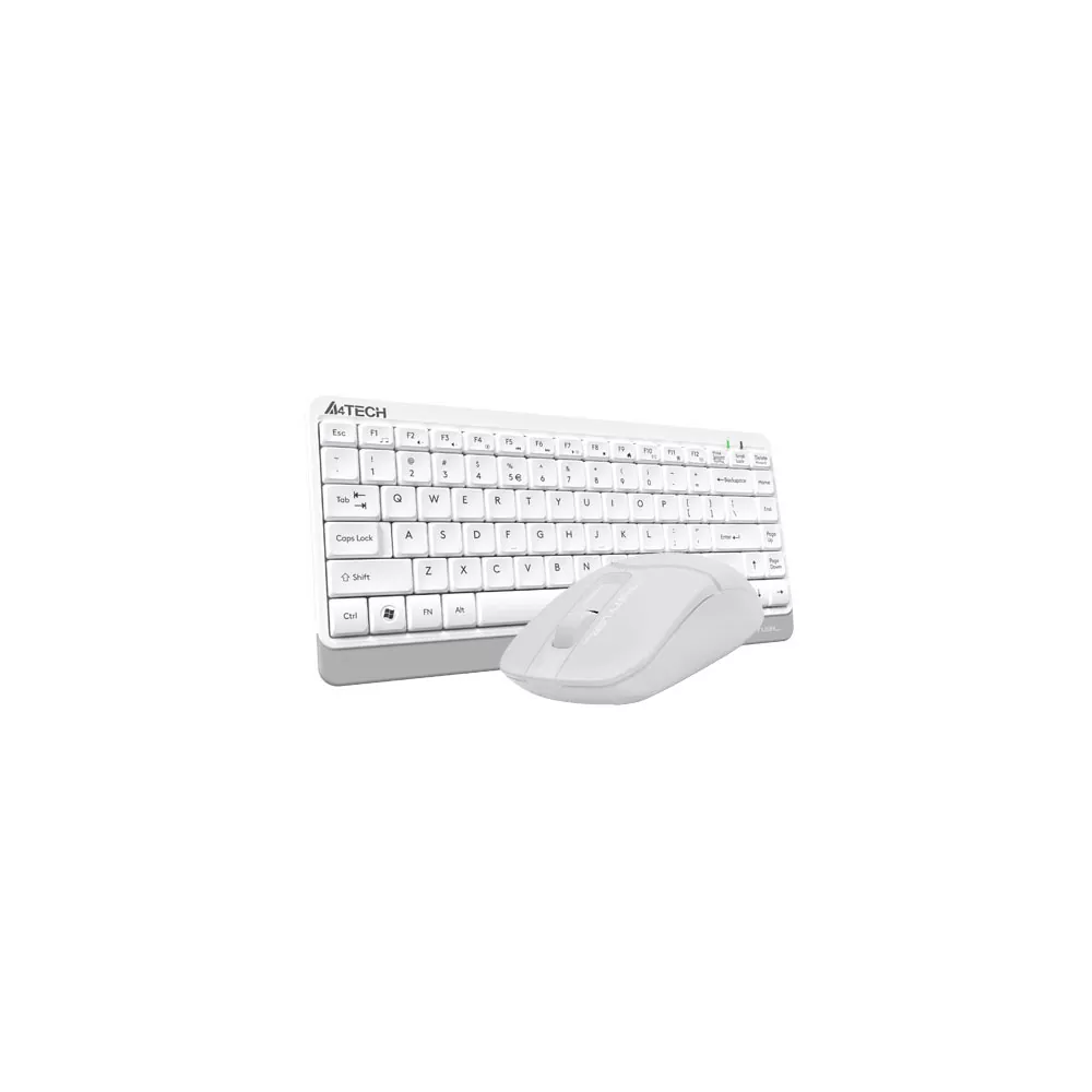 matshop.gr - A4 TECH FSTYLER COMBO FG1112S ΑΣΥΡΜΑΤΟ ΠΛΗΚΤΡΟΛΟΓΙΟ Η/Υ USB FGK-11 EN/GR + ΑΣΥΡΜΑΤΟ ΠΟΝΤΙΚΙ FG12S ΑΘΟΡΥΒΟ CLICK WHITE GR