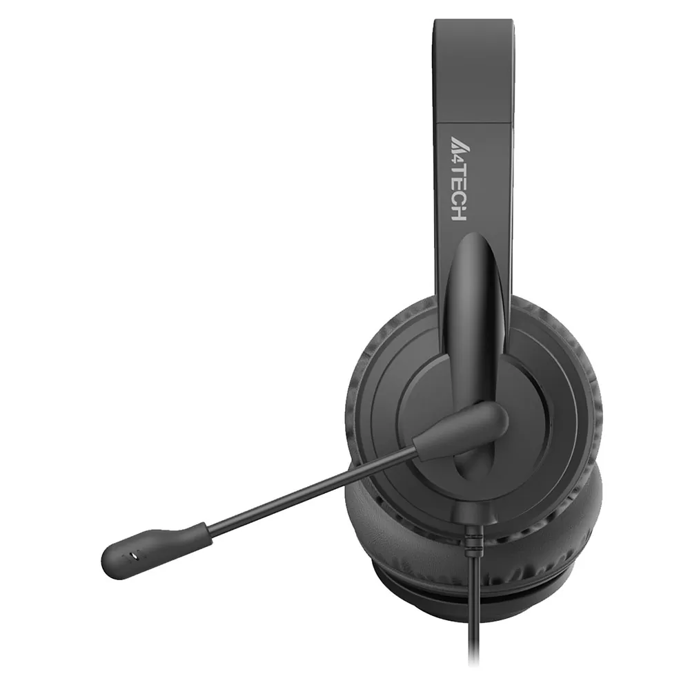matshop.gr - A4 TECH STEREO USB ΕΝΣΥΡΜΑΤΑ ΑΚΟΥΣΤΙΚΑ ΜΕ ΜΙΚΡΟΦΩΝΟ HU-10 WIRED HEADPHONES BLACK GR