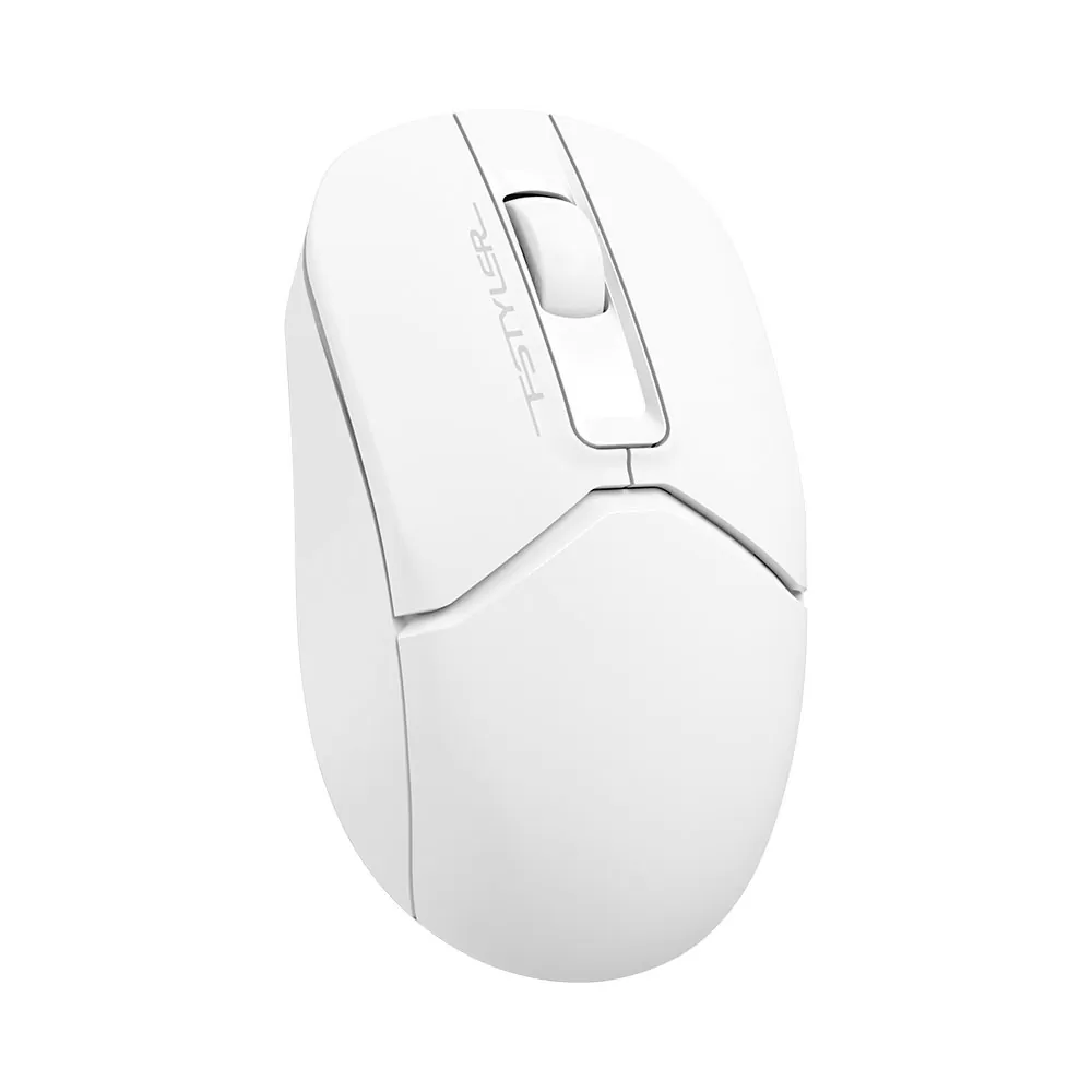 matshop.gr - A4 TECH FSTYLER BLUETOOTH/ΑΣΥΡΜΑΤΟ ΠΟΝΤΙΚΙ FB12S WIRELESS 2.4G MOUSE 1200 DPI ΑΘΟΡΥΒΟ CLICK WHITE GR