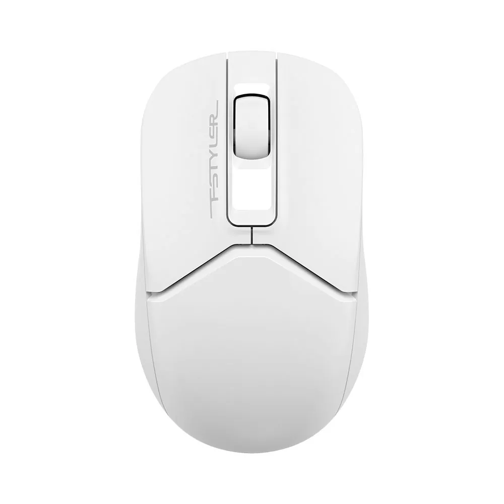 matshop.gr - A4 TECH FSTYLER BLUETOOTH/ΑΣΥΡΜΑΤΟ ΠΟΝΤΙΚΙ FB12S WIRELESS 2.4G MOUSE 1200 DPI ΑΘΟΡΥΒΟ CLICK WHITE GR