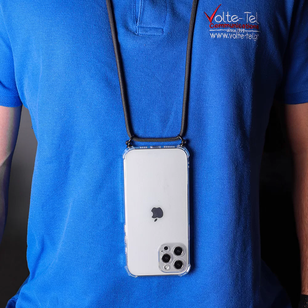 matshop.gr - IDOL 1991 ΘΗΚΗ IPHONE 14 PLUS 6.7" ANTISHOCK AIR TPU WITH STRAP CAMERA GUARD ΔΙΑΦΑΝΗ
