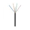matshop.gr - HYPER-FIX ΚΑΛΩΔΙΟ ΔΙΚΤΥΟΥ UTP CAT-6 CCA 23/1 SOLID 5.8mm PET ΕΞΩΤ.ΧΩΡΩΝ ΡΟΛΟ 100m 250MHz 100Ω CE/SOHO PASS 70m FLUKE TEST ΜΑΥΡΟ