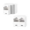matshop.gr - VOLTE-TEL ΤΑΦ-SPLITTER ΤΗΛΕΦΩΝΟΥ ΓΡΑΜΜΗΣ RJ45 (ΘΗΛΥΚΟ) ΣΕ 2 RJ45 (ΘΗΛΥΚΟ) ΑΣΠΡΟ
