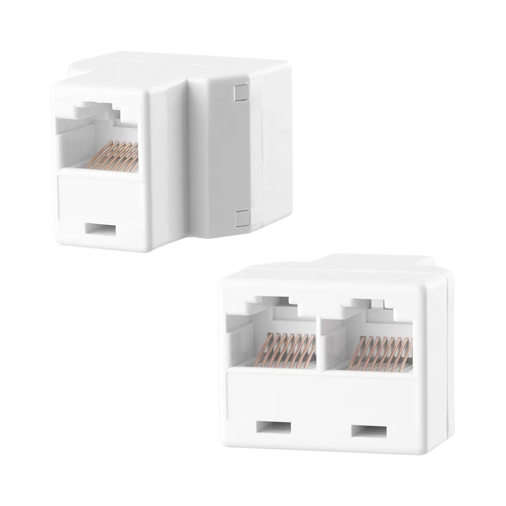 matshop.gr - VOLTE-TEL ΤΑΦ-SPLITTER ΤΗΛΕΦΩΝΟΥ ΓΡΑΜΜΗΣ RJ45 (ΘΗΛΥΚΟ) ΣΕ 2 RJ45 (ΘΗΛΥΚΟ) ΑΣΠΡΟ