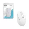 matshop.gr - A4 TECH FSTYLER ΑΣΥΡΜΑΤΟ ΠΟΝΤΙΚΙ FG12S WIRELESS 2.4G MOUSE 1200 DPI ΑΘΟΡΥΒΟ CLICK WHITE GR