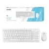 matshop.gr - A4 TECH FSTYLER COMBO F1512S ΕΝΣΥΡΜΑΤΟ ΠΛΗΚΤΡΟΛΟΓΙΟ Η/Υ USB FK15 EN/GR + ΕΝΣΥΡΜΑΤΟ ΠΟΝΤΙΚΙ FM12S WHITE GR