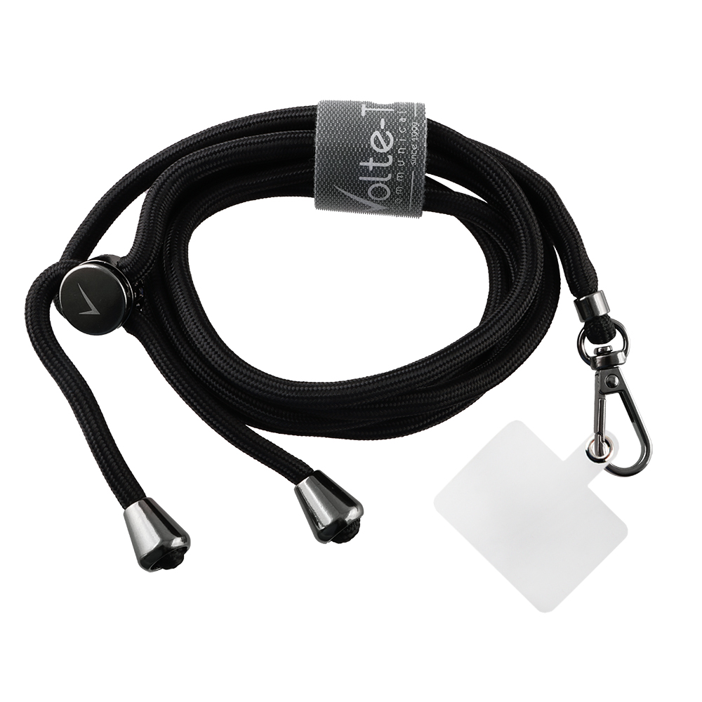 matshop.gr - VOLTE-TEL NECK STRAP - ΛΟΥΡΑΚΙ ΛΑΙΜΟΥ ΓΙΑ ΘΗΚΕΣ ΜΑΥΡΟ VT01