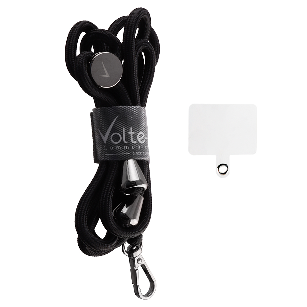 matshop.gr - VOLTE-TEL NECK STRAP - ΛΟΥΡΑΚΙ ΛΑΙΜΟΥ ΓΙΑ ΘΗΚΕΣ ΜΑΥΡΟ VT01