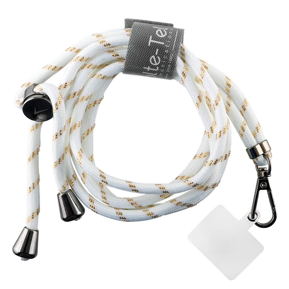 matshop.gr - VOLTE-TEL NECK STRAP - ΛΟΥΡΑΚΙ ΛΑΙΜΟΥ ΓΙΑ ΘΗΚΕΣ ΑΣΠΡΟ-ΧΡΥΣΟ VT35