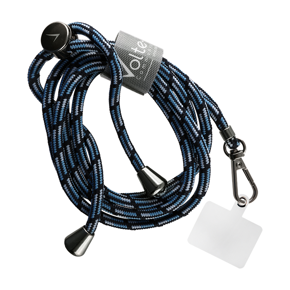 matshop.gr - VOLTE-TEL NECK STRAP - ΛΟΥΡΑΚΙ ΛΑΙΜΟΥ ΓΙΑ ΘΗΚΕΣ ΜΠΛΕ-ΜΑΥΡΟ VT06