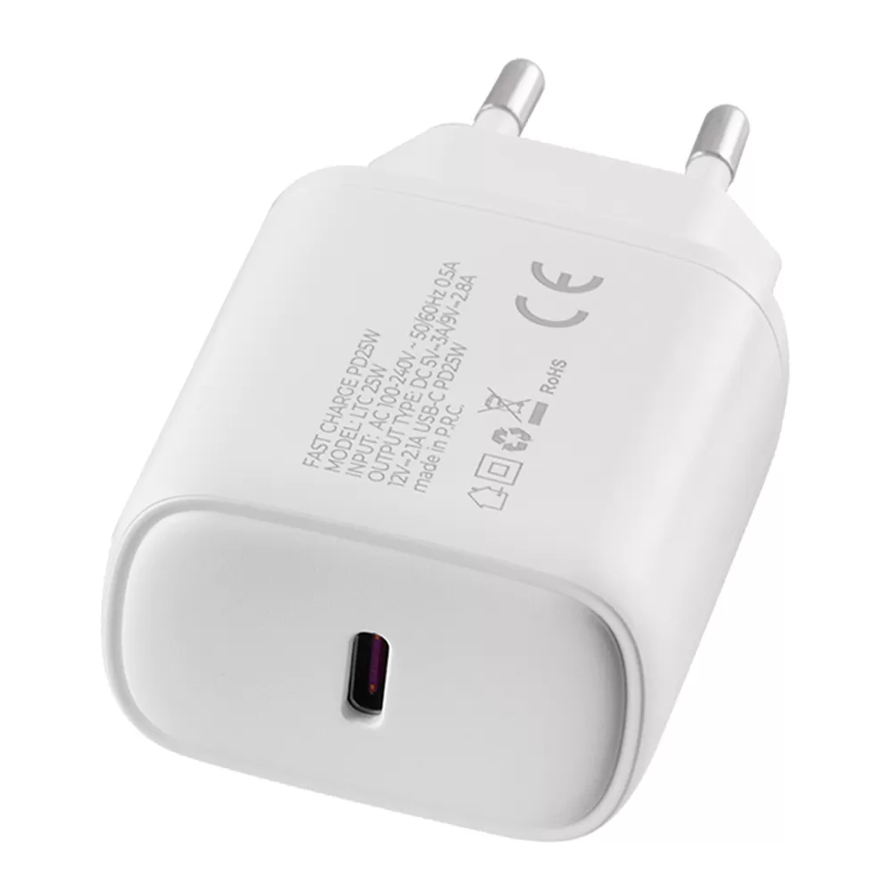 matshop.gr - LIME TYPE C PD 3.0 FAST TRAVEL QC 3.0 LTC25W 25W 3.0A  /9V+ ΦΟΡΤΙΣΗΣ-DATA LCC02 TYPE C TO TYPE C 35W WHITE