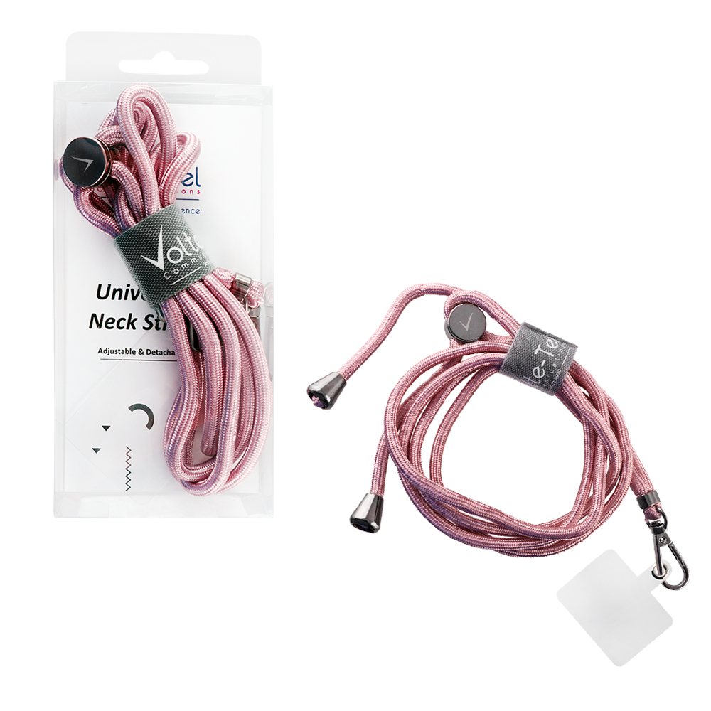 matshop.gr - VOLTE-TEL NECK STRAP - ΛΟΥΡΑΚΙ ΛΑΙΜΟΥ ΓΙΑ ΘΗΚΕΣ ΡΟΖ ΧΡΥΣΟ VT31
